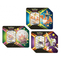 Alle 3 Shining Fates V Tin Boxen: Cramorant V, Eldegoss V, Bellektro V (englisch)