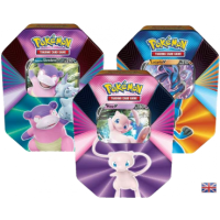 Alle 3 Pokemon Spring Tins 2021: Slowbro-V, Mew-V und Lucario-V (englisch)