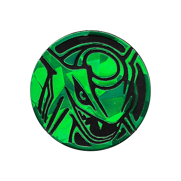 Rayquaza M&uuml;nze Gr&uuml;n
