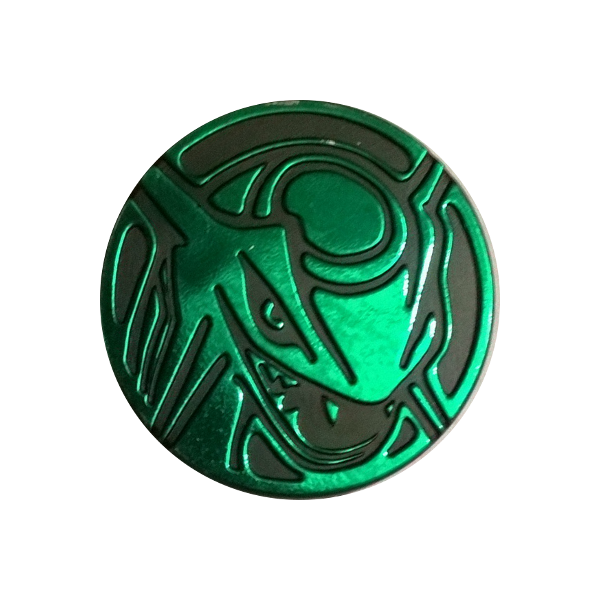 Rayquaza M&uuml;nze Gr&uuml;n