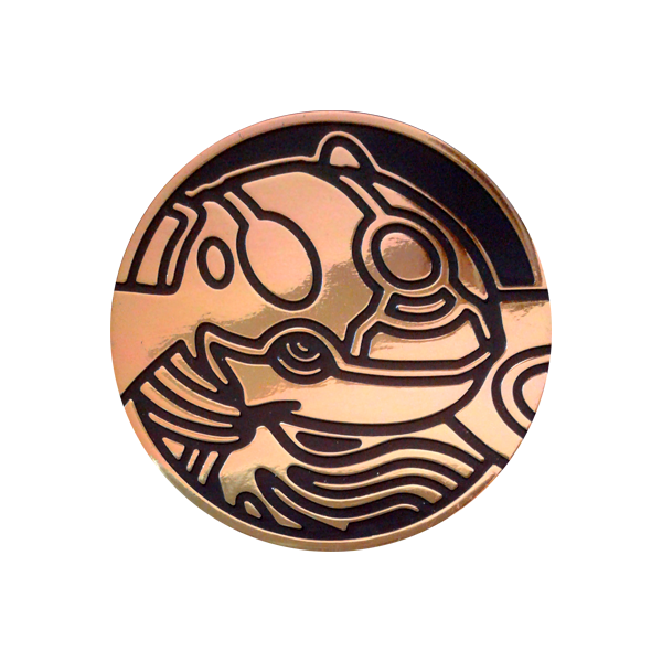 Kyogre M&uuml;nze gold