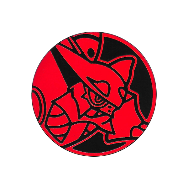 Volcanion M&uuml;nze rot