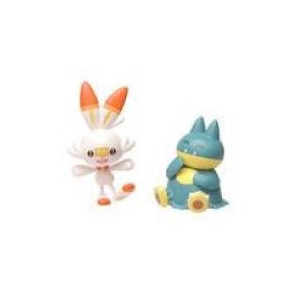 Mampfaxo &amp; Hopplo 5 cm - Pokemon Battle Figur von WCT