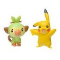 Pikachu &amp; Chimpep 5 cm - Pokemon Battle Figuren von WCT