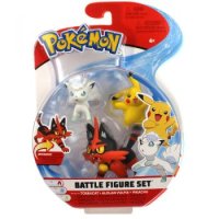Miezunder & Alola-Vulpix & Pikachu 5 cm - Pokemon Battle Figuren von WCT