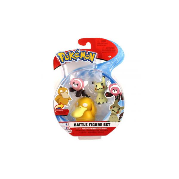 Enton &amp; Mimigma &amp; Velursi 5 cm - Pokemon Battle Figuren von WCT