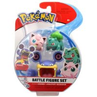 Krakeelo & Pummeluff & Bisasam 5 cm - Pokemon Battle Figuren von WCT