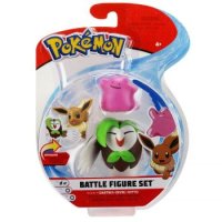 Arboretoss & Evoli & Ditto 5 cm - Pokemon Battle Figuren von WCT