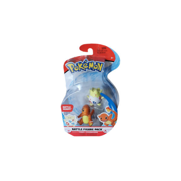 Togepi &amp; Glumanda 4 cm - Pokemon Battle Figuren von WCT