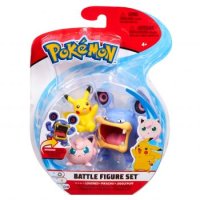 Krakeelo & Pikachu & Pummeluff 5 cm - Pokemon Battle Figuren von WCT