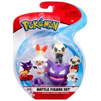 Alpollo &amp; Hopplo &amp; Pam-Pam 5 cm - Pokemon Battle Figuren von WCT