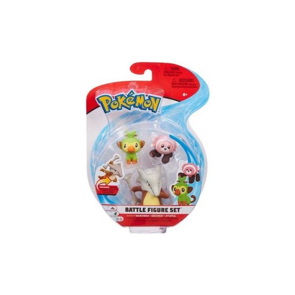 Knogga &amp; Chimpep &amp; Velursi 5 cm - Pokemon Battle Figuren von WCT