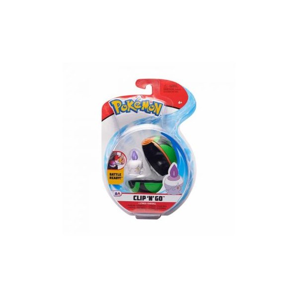 Lichtel &amp; Finsterball 5 cm - Pokemon Clip N Go Figuren von WCT