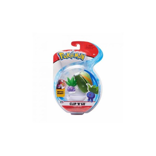 Myrapla &amp; Nestball 5 cm - Pokemon Clip N Go Figuren von WCT
