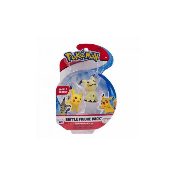 Mimigma &amp; Pikachu 5 cm - Pokemon 2er Battle Figuren Pack von WCT