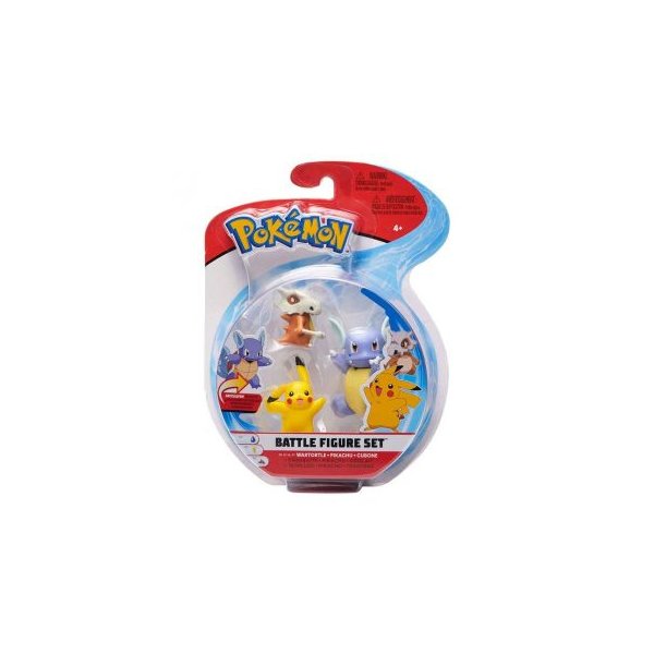 Schillok &amp; Pikachu &amp; Tragosso - Pokemon 3er Battle Figuren Set von WCT