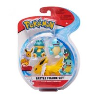 Blitza & Schiggy & Mampfaxo - Pokemon 3er Battle Figuren Set von WCT