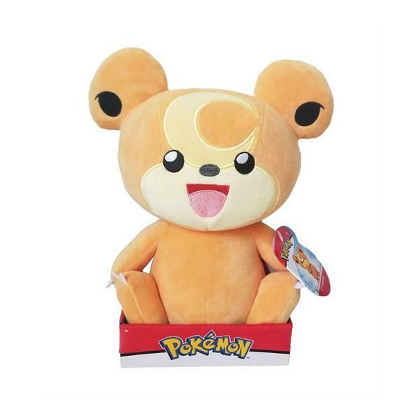 Teddiursa Pl&uuml;schfigur 30 cm - Pokemon Kuscheltier von Wicked Cool Toys (Wave 6)