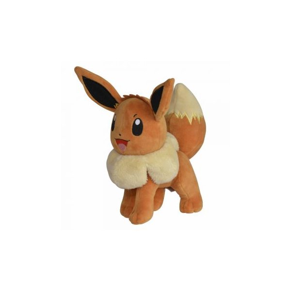 Evoli Pl&uuml;schfigur 20 cm - Pokemon Kuscheltier von Wicked Cool Toys