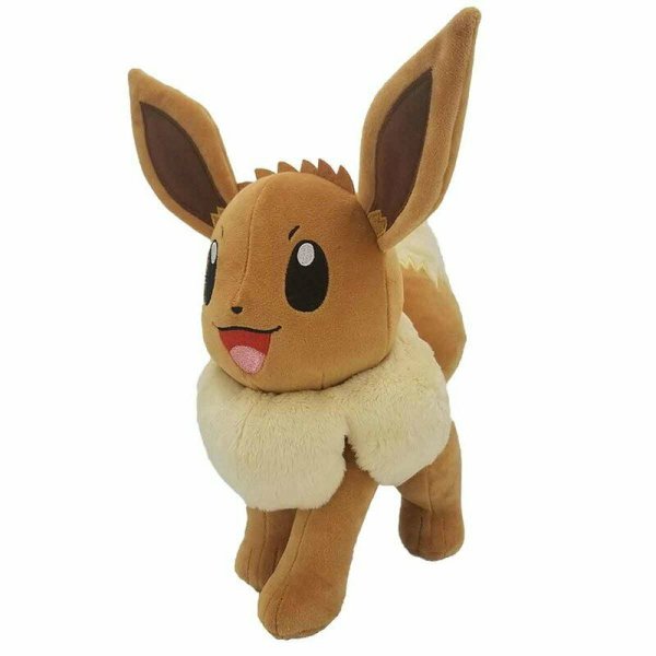 Evoli Pl&uuml;schfigur 20 cm - Pokemon Kuscheltier von Wicked Cool Toys