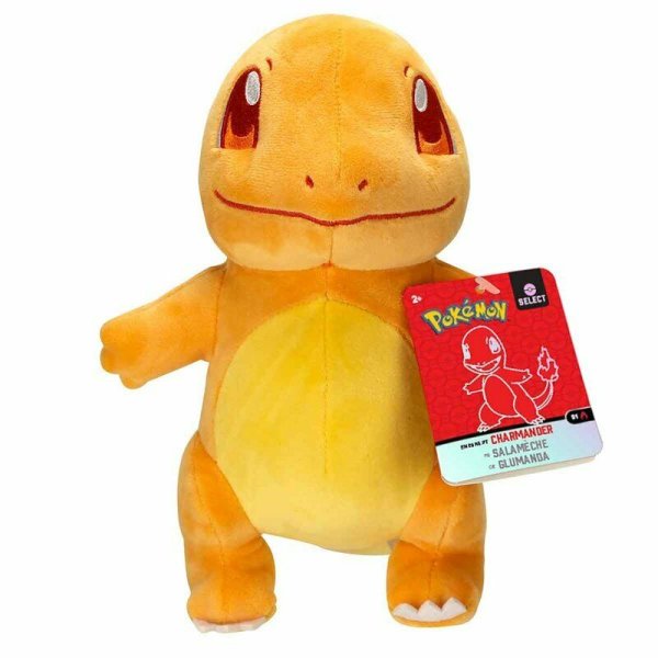 Glumanda (Starterpokemon-Set) Pl&uuml;schfigur 20 cm - Pokemon Kuscheltier von Wicked Cool Toys