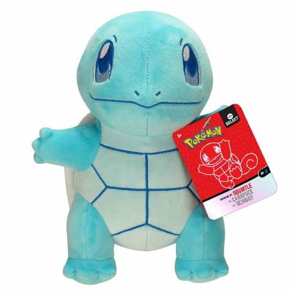 Schiggy (Starterpokemon-Set) Pl&uuml;schfigur 20 cm - Pokemon Kuscheltier von Wicked Cool Toys