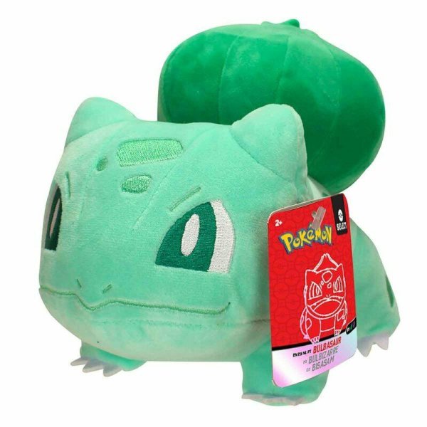 Bisasam (Starterpokemon-Set) Pl&uuml;schfigur 20 cm - Pokemon Kuscheltier von Wicked Cool Toys