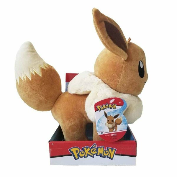 Evoli im Kasten Pl&uuml;schfigur 25 cm - Pokemon Kuscheltier von Wicked Cool Toys