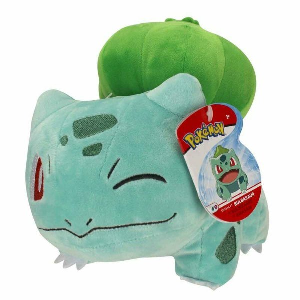 Bisasam (zwinkernd) Pl&uuml;schfigur 20 cm - Pokemon Kuscheltier von Wicked Cool Toys