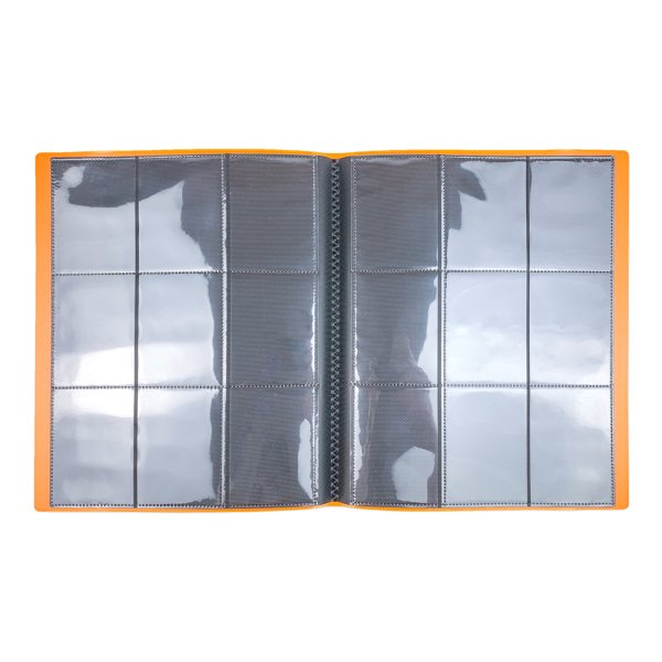 Arkero-G Premium 9-Pocket Card Binder (Tausch- &amp; Sammelalbum) - Orange