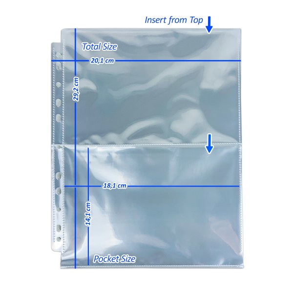 Arkero-G 2-Pocket Photo Pages (50 Seiten)