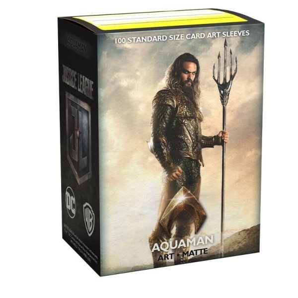 Justice League Matte Art Sleeves - Aquaman (100 Kartenh&uuml;llen)