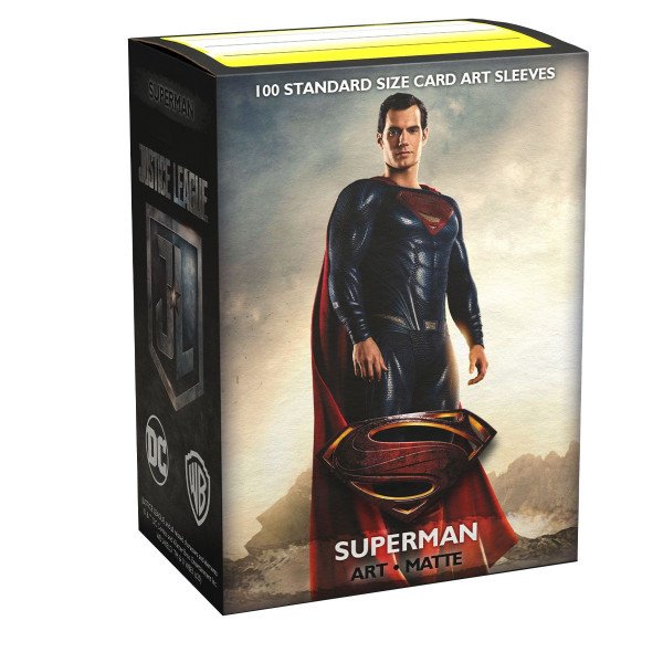 Justice League Matte Art Sleeves - Superman (100 Kartenh&uuml;llen)