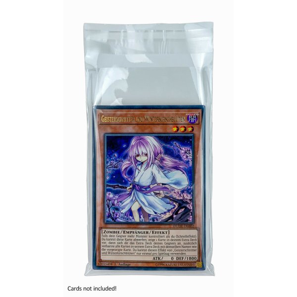 Arkero-G Team Bags: Durchsichtig (100 wiederverschlie&szlig;bare H&uuml;llen) 70x110mm