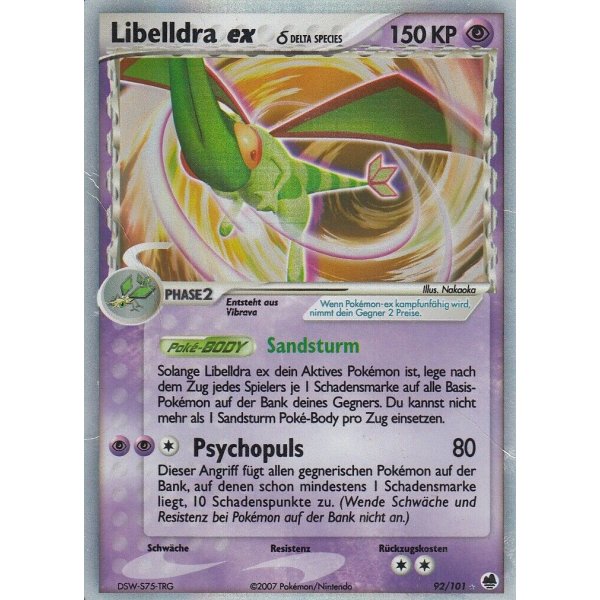 Libelldra-EX HOLO 92/101 EX Delta Species