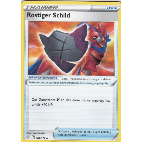 Rostiger Schild 061/072