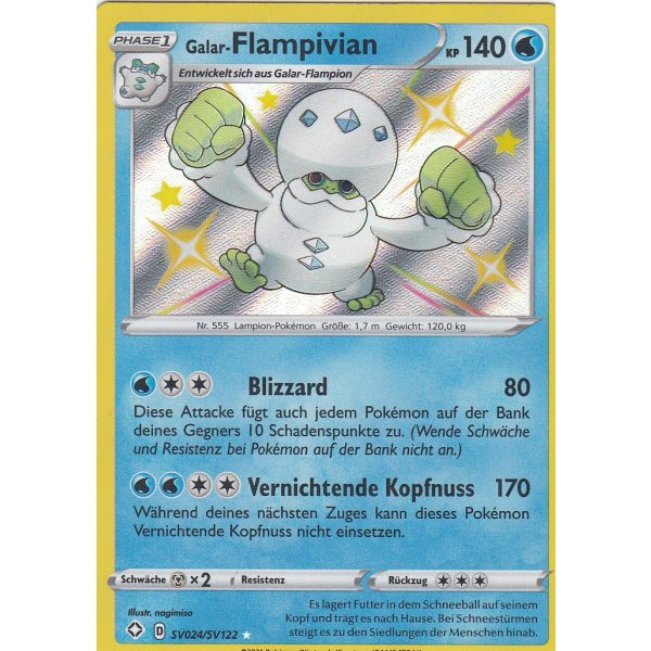 Galar-Flampivian SV024/SV122 SHINY