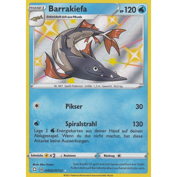 Barrakiefa SV032/SV122 SHINY