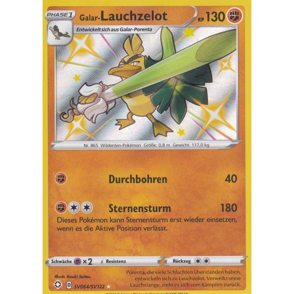 Galar-Lauchzelot SV064/SV122 SHINY