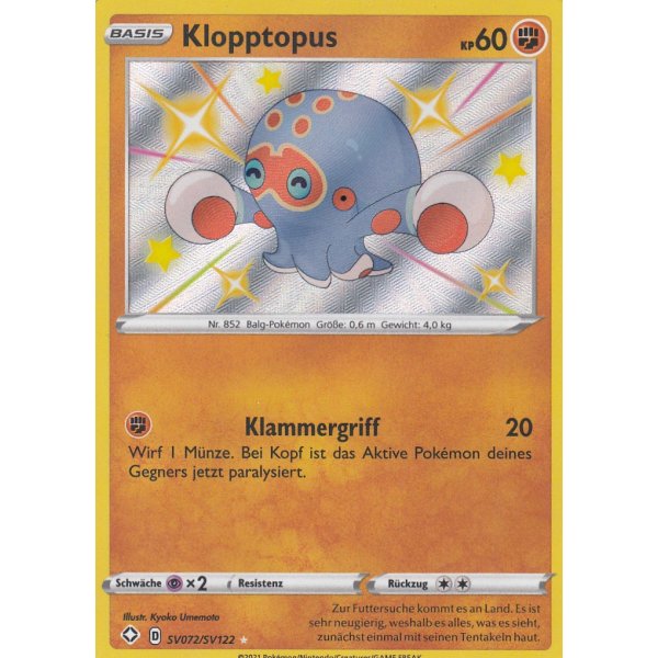 Klopptopus SV072/SV122 SHINY