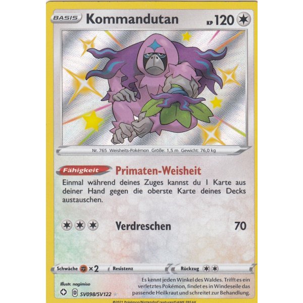 Kommandutan SV098/SV122 SHINY