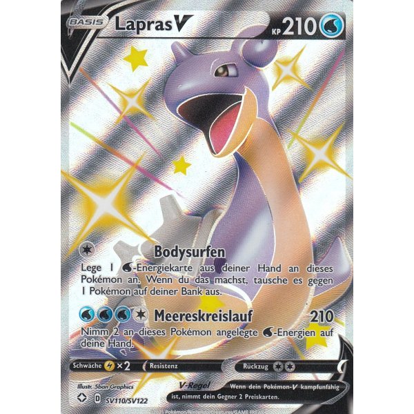 Lapras-V SV110/SV122 SHINY