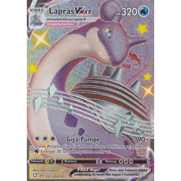 Lapras-VMAX SV111/SV122 SHINY
