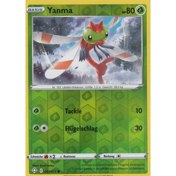 Yanma 001/072 REVERSE HOLO