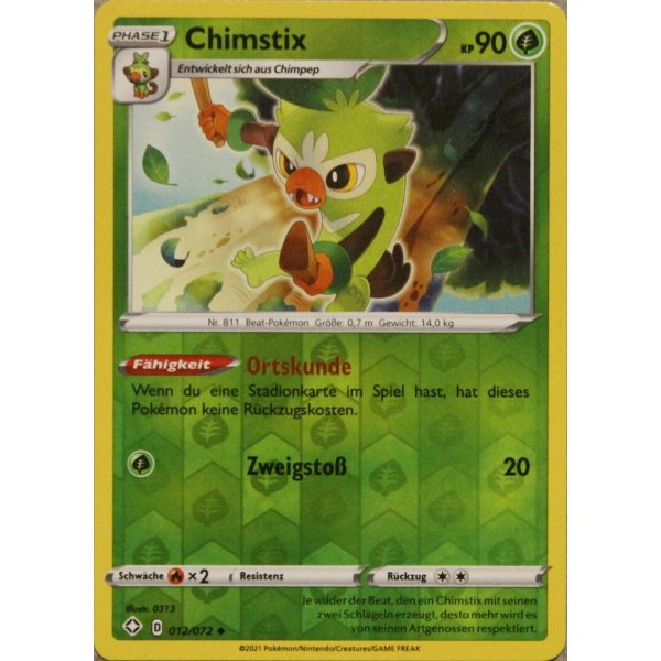Chimstix 012/072 REVERSE HOLO