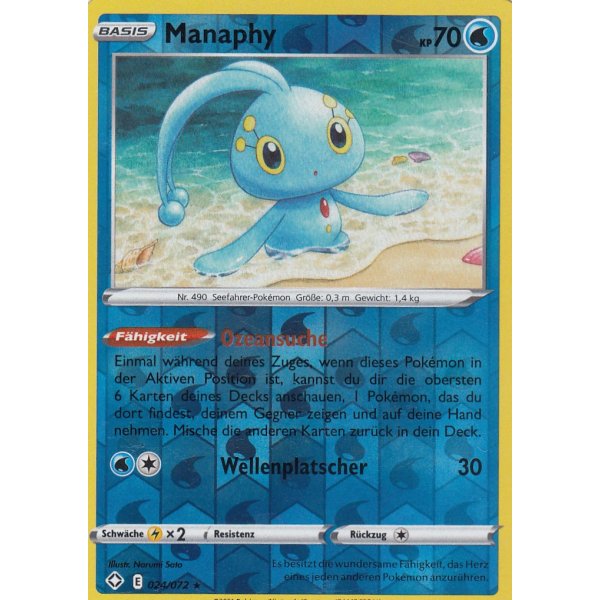 Manaphy 024/072 REVERSE HOLO