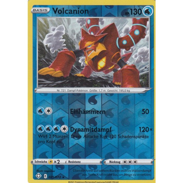 Volcanion 025/072 REVERSE HOLO
