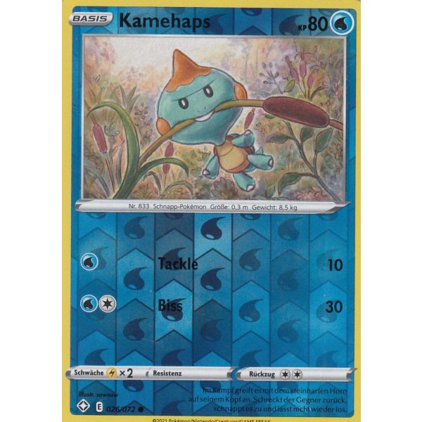 Kamehaps 026/072 REVERSE HOLO