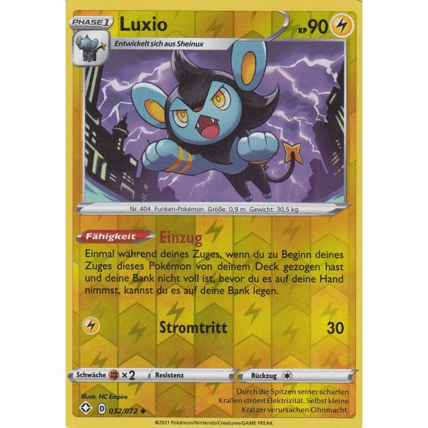 Luxio 032/072 REVERSE HOLO