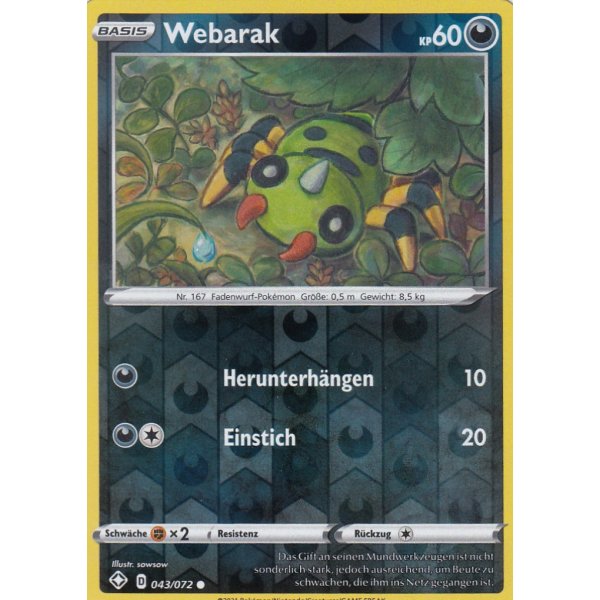Webarak 043/072 REVERSE HOLO